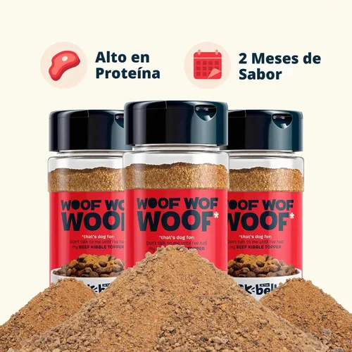 Vista 3 de BarkBox - Decoración de carne de res para perros, paquete de 3