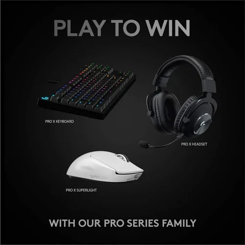 Vista 9 de Logitech G PRO X Superlight - Mouse inalámbrico para juegos ultraligero sensor Hero 25K 25600 DPI 5 botones programables larga duración