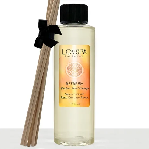 Vista 48 de Amber Romance - Recambio de aceite difusor de varillas con varillas de junco, ámbar cálido, sándalo y notas florales, aceites esenciales de lirio