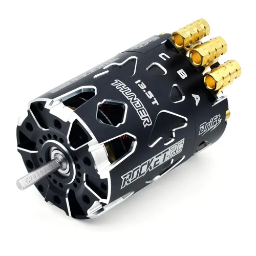Vista 10 de Surpass Hobby Rocket RC Thunder Power 540 Drift Sensor Motor para 1/10th RC Car Púrpura (10.5T)