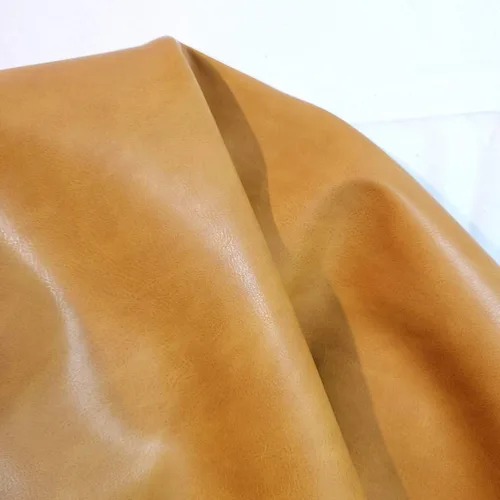 Vista 8 de NAT Leathers™ Cuero sintético sintético suave de piel sintética vegana marrón bellota (aprobado por PETA Vegano) por The Yard Piel sintética