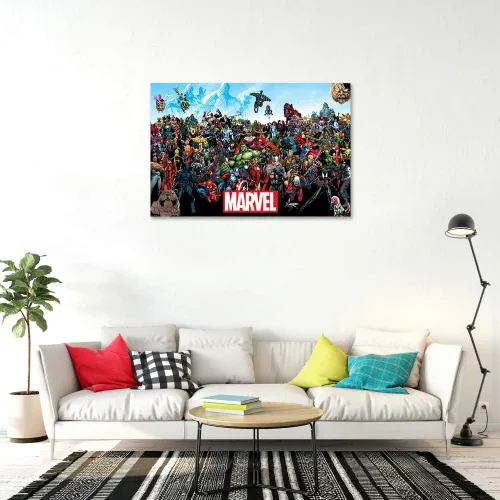 Vista 3 de POSTER STOP ONLINE Marvel Comics Universe - Póster de cómic (todos los personajes de Marvel) (tamaño 36 x 24 pulgadas)