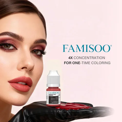 Vista 9 de Pigmento PMU para Labios 0.169 fl.oz/5ml Tinta de Tatuaje Profesional para Color de Labios de Larga Duración Tinta de Microblading Maquillaje