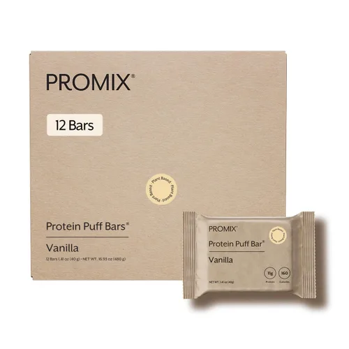 Vista 9 de ProMix Nutrition Barras de mazapán de proteína vegana Alto contenido en proteínas, bajo en calorías, golosina crujiente de malvavisco Kosher