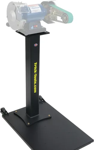 Vista 4 de Trick-Tools Versa-Mount - Pedestal de piso de tornillo móvil resistente y amoladora, fabricado en los Estados Unidos