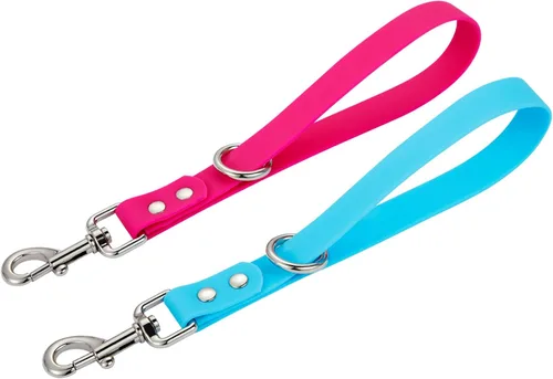 Vista 8 de Correa corta para perro – Correas impermeables para perros de 10 pulgadas, 3/4 pulgadas de tráfico de mascotas, correa de entrenamiento para perros