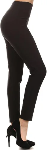 Vista 3 de LA12ST - Leggings elásticos con cremalleras para mujer, Straight, S-M