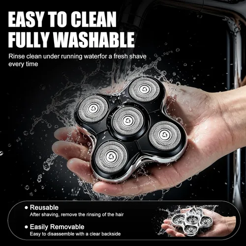 Vista 7 de Cabezales de repuesto para afeitadora Remington Balder Pro XR7000, color Negro