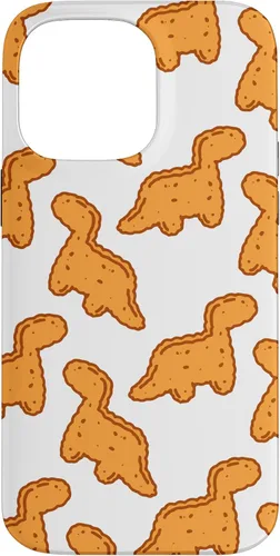 Vista 21 de Cute Dino T-Rex Chicken Nugget Funny Tyrannosaurus Case para iPhone 17