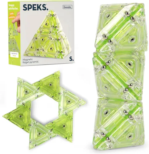 Vista 6 de Speks Geode - Juguete magnético para ansiedad Juguete sensorial de escritorio para adultos y adolescentes a partir de 14 años Regalo para Cobalto