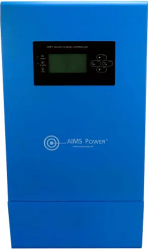 Vista 7 de AIMS Power SCC80AMPPT Controlador de carga solar MPPT de 80 amperios; carga sistemas solares de 12, 24, 36 y 48 voltios; carga de 4 etapas; selector