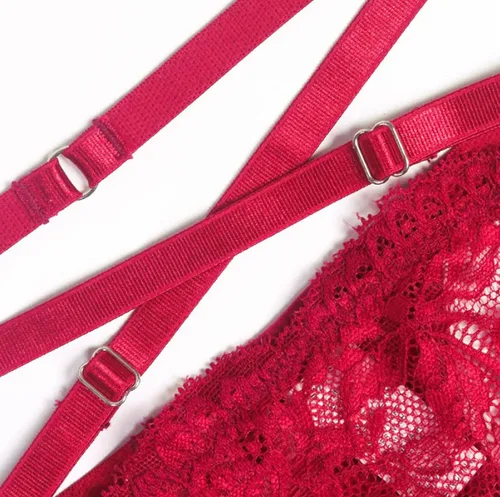 Vista 6 de Tangas de encaje floral para mujer, sexy, con espalda en T, cintura baja, bragas resistentes