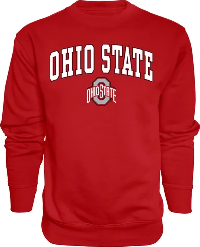 Vista 5 de Blue 84 NCAA - Sudadera de cuello redondo para hombre, color del equipo, arqueada
