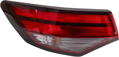 Vista 174 de Ensamble de luz trasera exterior TRQ para lado del conductor izquierdo trasero. Compatible con Toyota Corolla XLE 2020, 2021, 2022 y Toyota Corolla