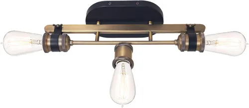 Vista 2 de DESIGNERS FOUNTAIN Miles 91002-VB - Lámpara de tocador de baño con 2 luces, bronce vintage, 91002-VB