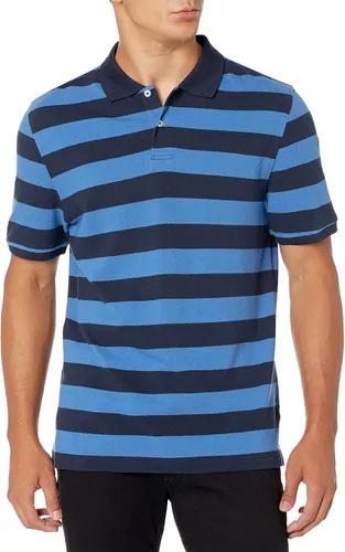 Vista 41 de Amazon Essentials Camiseta polo para hombre de manga corta y ajuste ajustado de algodón piqué Naranja Albaricoque
