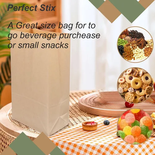 Vista 5 de Perfect Stix - Bolsa marrón Perfect Stix de 4 libras 40 - 2 mwhite Bolsa marrón de 4 libras - Paquete de 40 bolsas