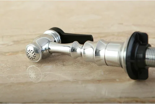 Vista 3 de Kingston Brass Gourmetier KBSPR11 - Pulverizador de grifo de cocina, cromo pulido
