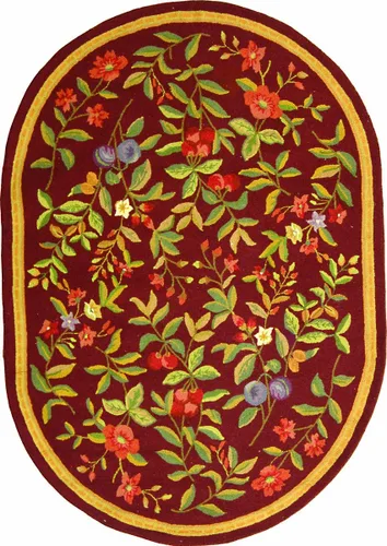 Vista 19 de SAFAVIEH Chelsea Collection - Alfombra decorativa de 1 pies 8 pulgadas x 2 pies 6 pulgadas, color negro, lana de campo francesa enganchada a mano
