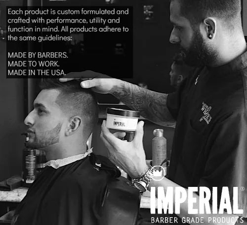 Vista 4 de Imperial Acondicionador de aceite y barba para antes del afeitado de Barber, 1 oz