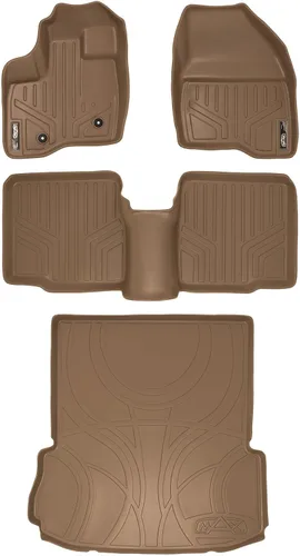 Vista 40 de SMARTLINER Alfombrilla de suelo para maletero de carga para todo tipo de clima para Ford Explorer 2002-2010
