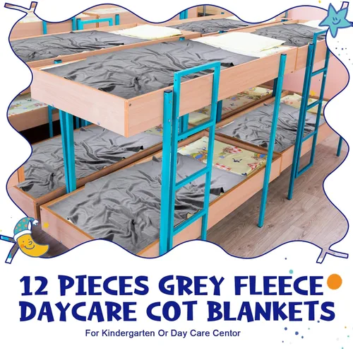 Vista 5 de Newwiee 12 mantas de forro polar para cuna, 39 x 59 pulgadas, ligera y acogedora, manta cálida para siesta para niños, niñas, guardería, preescolar