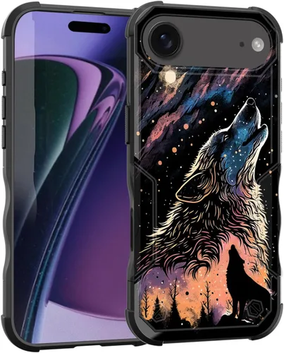 Vista 10 de Funda para iPhone Air, [doble capa] [protección contra caídas de grado militar de 10 pies] Funda resistente a prueba de golpes para iPhone Air