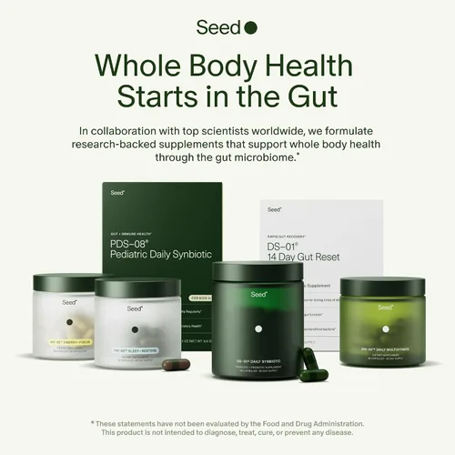 Vista 8 de Seed DS-01 Daily Synbiotic – Prebiótico y probiótico para mujeres y hombres – Salud digestiva, salud intestinal, apoyo inmunológico, hinchazón
