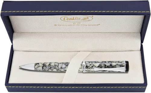 Vista 5 de Conklin Duragraph - Bolígrafo de hielo agrietado, con punta media (CK71315)