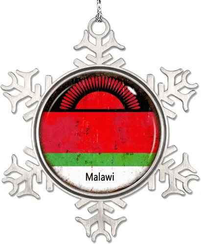 Vista 19 de Adornos de Navidad con bandera palestina 2023, adorno de copo de nieve para decoración de árbol de Navidad, decoración de árbol de Navidad