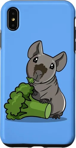 Vista 11 de Funny Kawaii Kids Broccoli Black Hairless Guinea Pig Lover Case for iPhone 17
