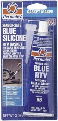 Vista 2 de Permatex 80022 3 Oz Sensor-Safe Blue RTV Silicone Juntas Maker4