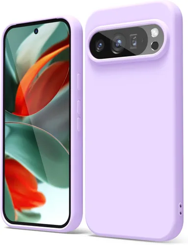 Vista 167 de oakxco para Google Pixel 6A Funda de teléfono de silicona líquida, diseño estético lindo y delgado para mujer y niña, cubierta de gel suave, lisa