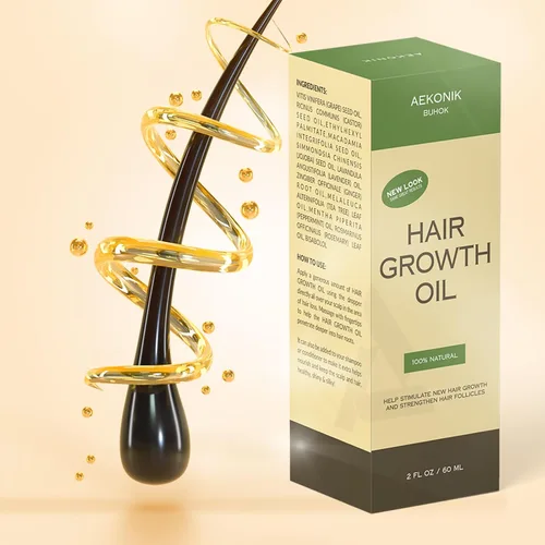 Vista 5 de Aceite orgánico para el crecimiento del cabello – Fortalecimiento de folículos y nutrición del cuero cabelludo – Tratamiento natural