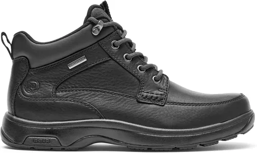Vista 4 de Dunham Men's 8000 Waterpoof Mid Boot Cuero negro