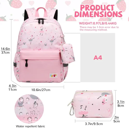 Vista 2 de Mygreen Mochila preescolar, mochilas para niños pequeños con correa en el pecho, Modernoajustado