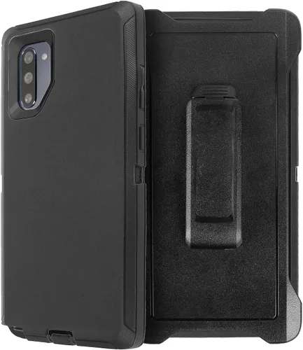 Vista 7 de AICase Funda para Galaxy Note 10, protección contra caídas de cuerpo completo, resistente, con protector de pantalla, a prueba de golpes, caídas