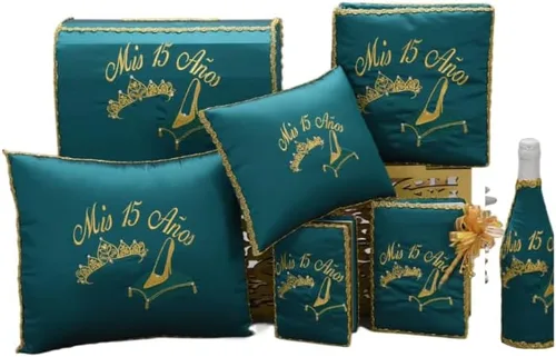 Vista 4 de A&C - Juego de almohadas para quinceañeras y más, accesorios de quinceañera, 175 (almohada pequeña)