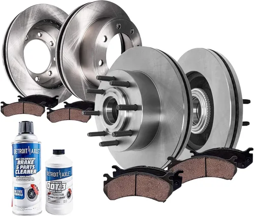 Vista 21 de Detroit Axle - Kit de frenos para 2005-2010 Scion TC Rotores de freno de disco delantero y trasero pastillas de freno de cerámica con hardware 2006