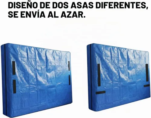 Vista 7 de Bolsas de colchón resistentes SGPAC para mudanza y almacenamiento, bolsa de almacenamiento de colchón extra gruesa tamaño matrimonial XL, funda