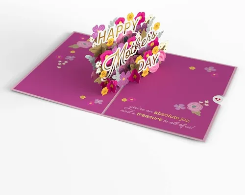Vista 5 de Lovepop Tarjeta emergente para el día de la madre para ella, tarjetas de felicitación 3D para mamá, esposa, mujeres, las mejores hijas hacen las Las
