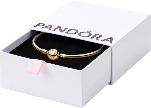 Vista 11 de Pandora Moments - Brazalete con cierre de bola para mujer, dijes compatibles con momentos, pulsera con dijes