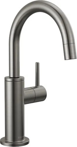 Vista 6 de Delta Grifo dispensador de bebidas contemporáneo, grifo de fregadero de cocina de agua potable de níquel cepillado, acero inoxidable ártico