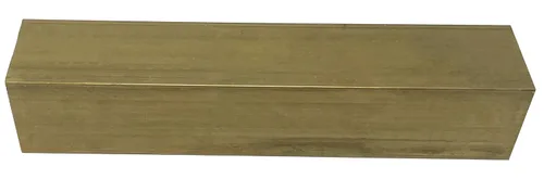 Vista 4 de Metal Magery Cuchillo de barra cuadrada de latón para hacer barra de latón de 1 "x 1" x 5