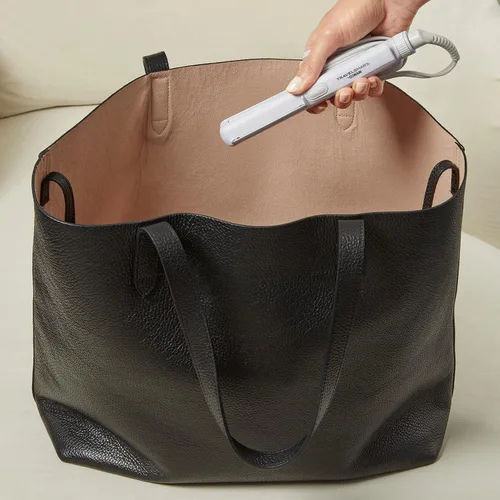 Vista 6 de Conair Travel Smart - Plancha y rizador de pelo, herramienta 2 en 1, alisador de pelo portátil y rizador de pelo en blanco