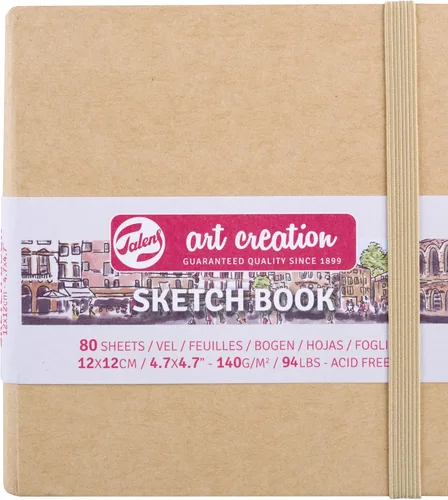 Vista 6 de Talens Art Creation Cuaderno de bocetos 80 hojas, 5.1 in x 8.3 in, negro