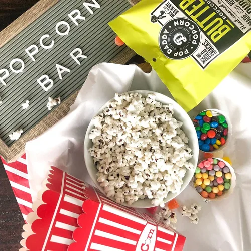 Vista 5 de Pop Daddy - Palomitas de maíz con sabor a mantequilla, bolsas individuales