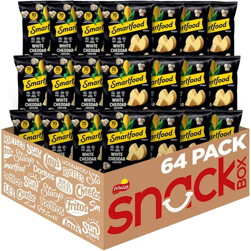 Vista 13 de Smartfood Palomitas de maíz, Cheddar Blanco, 1.875 onzas (paquete de 6)