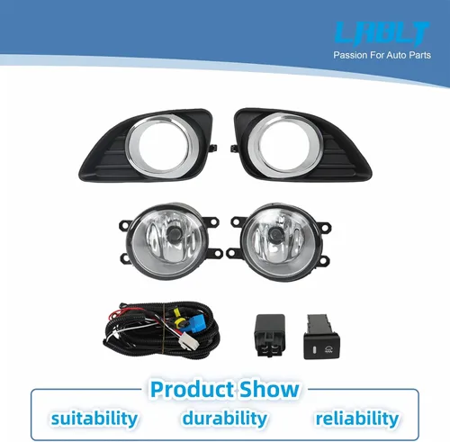 Vista 2 de Luces antiniebla para proyector de conducción con interruptor de montaje de conductor y pasajero de repuesto para Camry 2010-2011