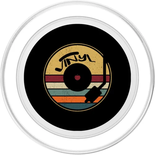 Vista 2 de Disco de vinilo retro LP de regalo - Vinilos vintage PopSockets MagSafe PopGrip para iPhone